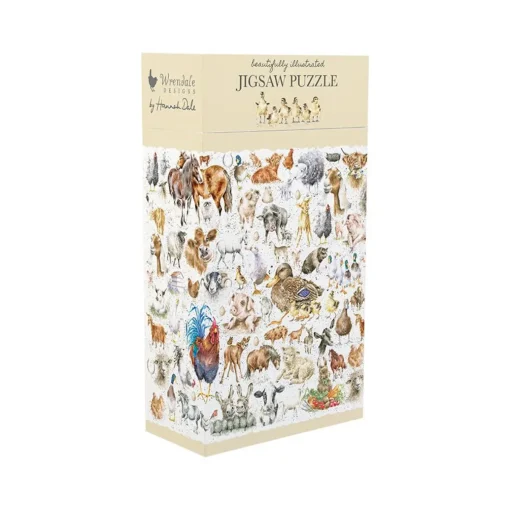Wrendale Designs Puzzles|Children-'Farmyard Friends' Jigsaw Puzzle by