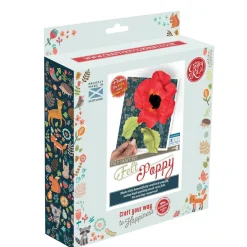 The Crafty Kit Co. Crafts-Felt Poppy Craft Kit