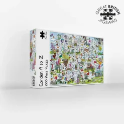 GB Jigsaws Ltd Puzzles-Garden A-Z 1000 Piece Jigsaw Puzzle
