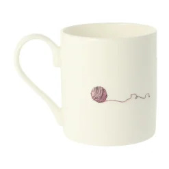 Mclaggan Smith Whimsical-Ginger and White Cat Bone China Mug