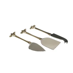 Selbrae Tea-Gold Bee Cheese Knives Set of 3