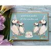 Jen Winnett Greeting Cards-Good Luck Puffin All the Candles Out Eco-card