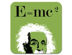 Repeat Repeat Coasters-Graphic Einstein Coaster
