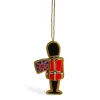 Tinker Tailor Christmas Decorations|Seasonal Decor-Guardsman with Crystal Flag Decoration by London
