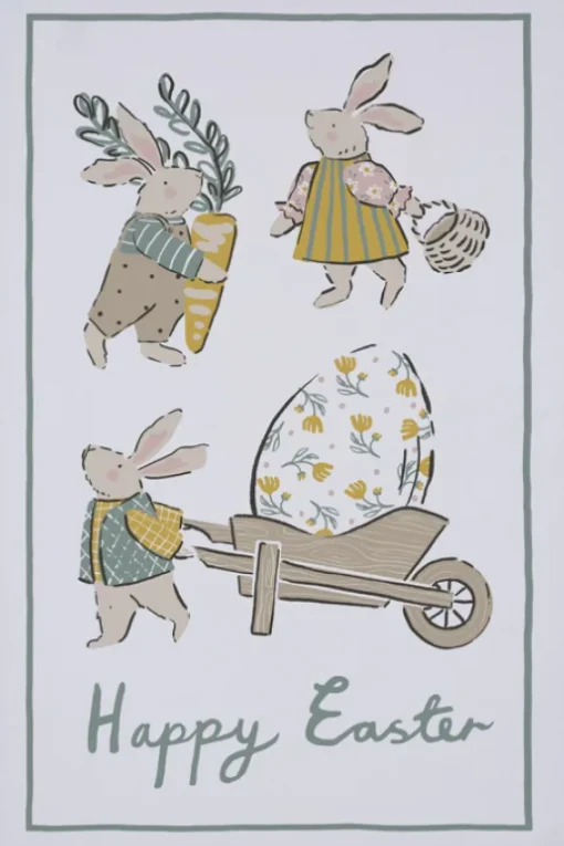 Ulster Weavers Tea|Tea Towels-Happy Easter Tea Towel