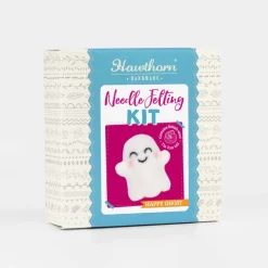 Hawthorn Handmade Halloween|Crafts-Happy Ghost Mini Felting Kit