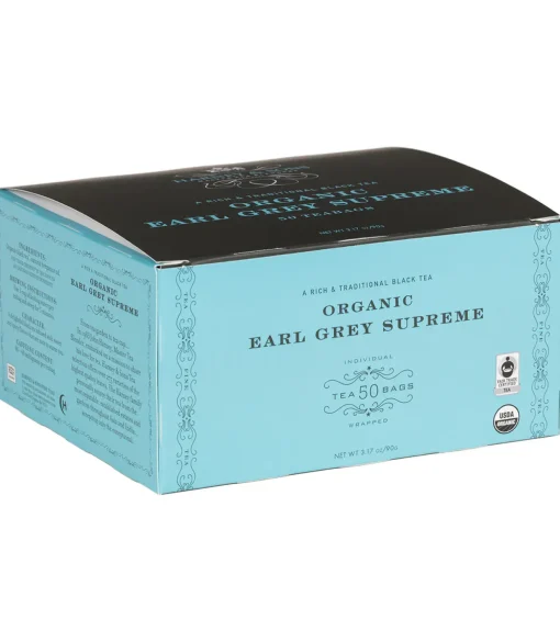 Harney & Sons Tea-Harney & Sons Organic Earl Grey Imperial Tea - 50 Tea Bags