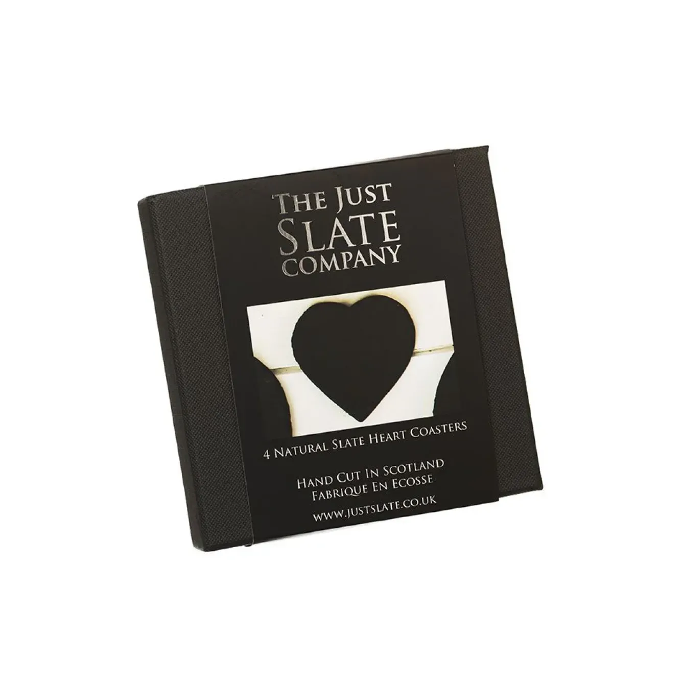 Selbrae Valentine's Day|Tea-Heart Slate Coasters- Set of 4