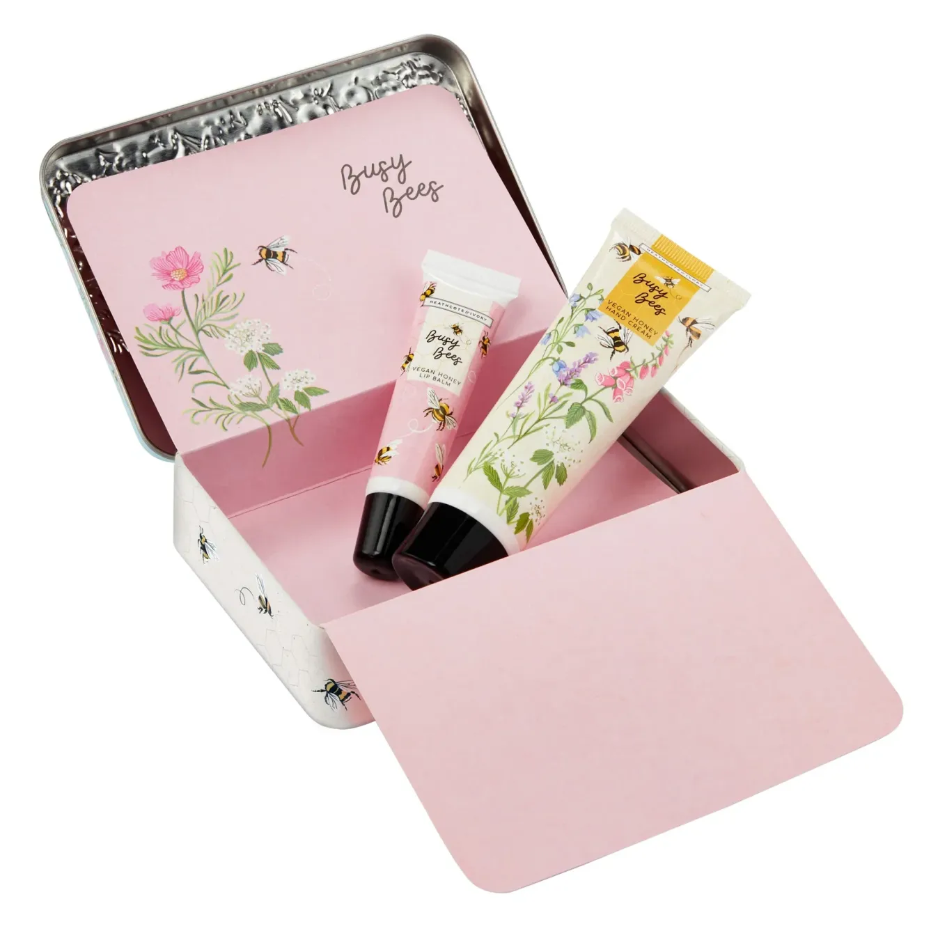 Heathcote & Ivory Soaps & Lotions-Heathcote & Ivory Busy Bee Hand and Lip Hand Tin