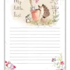 Paper Shed Design Stationery-Hedgehog with a Plant Pot To Do List Pad