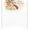 Paper Shed Design Stationery-Hedgehog with a Strawberry Plant Pot To Do List Pad