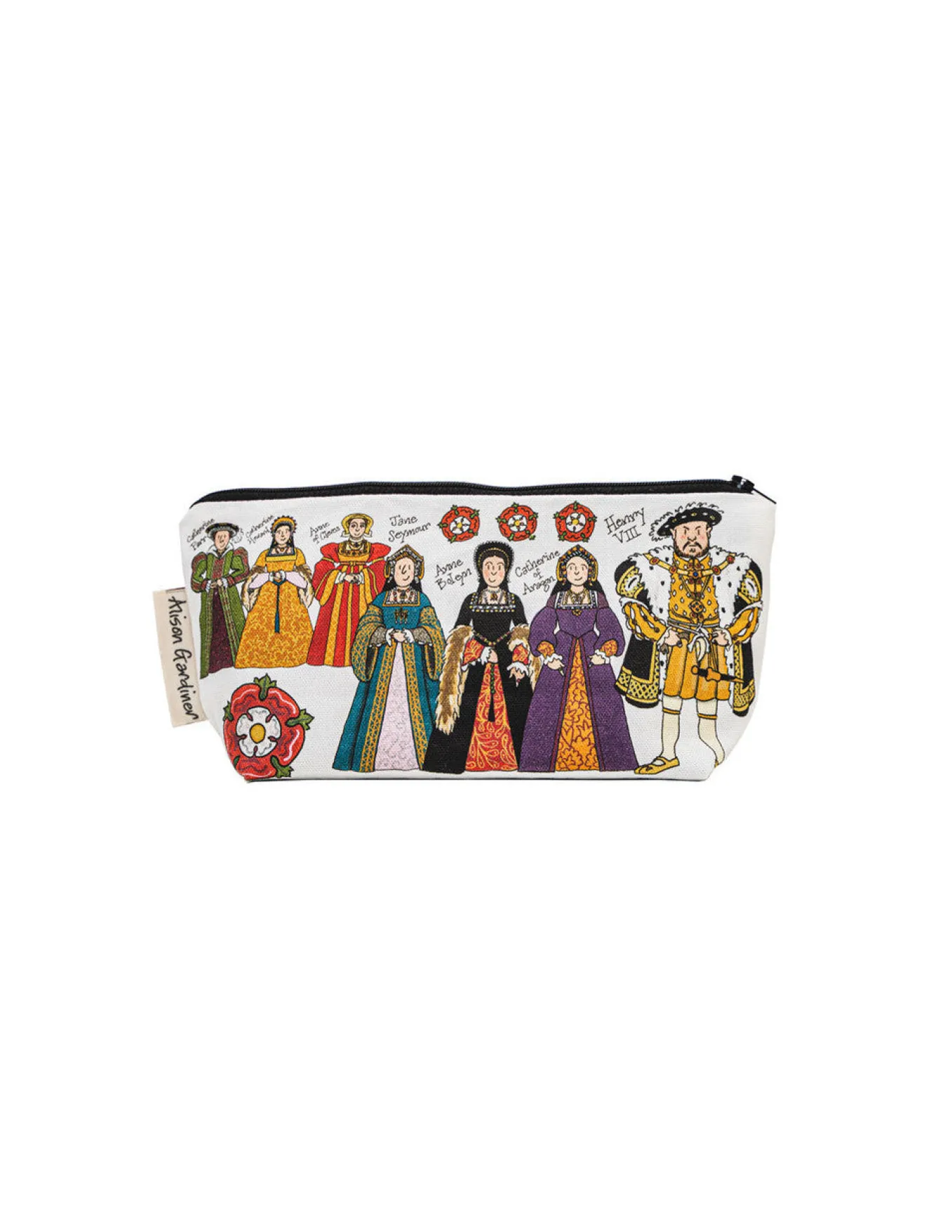 Alison Gardiner Bags-Henry VIII Cosmetic Bag/Pencil Case