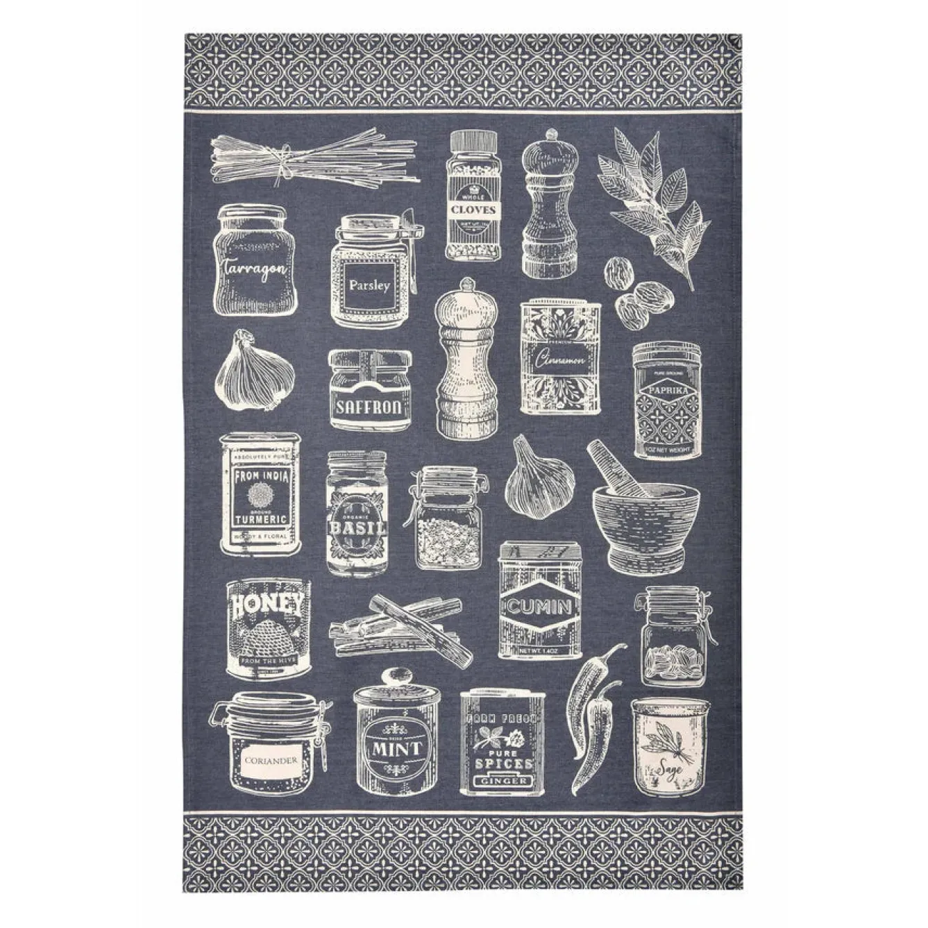 Ulster Weavers Tea|Tea Towels-Herbs and Spices Cotton Tea Towel