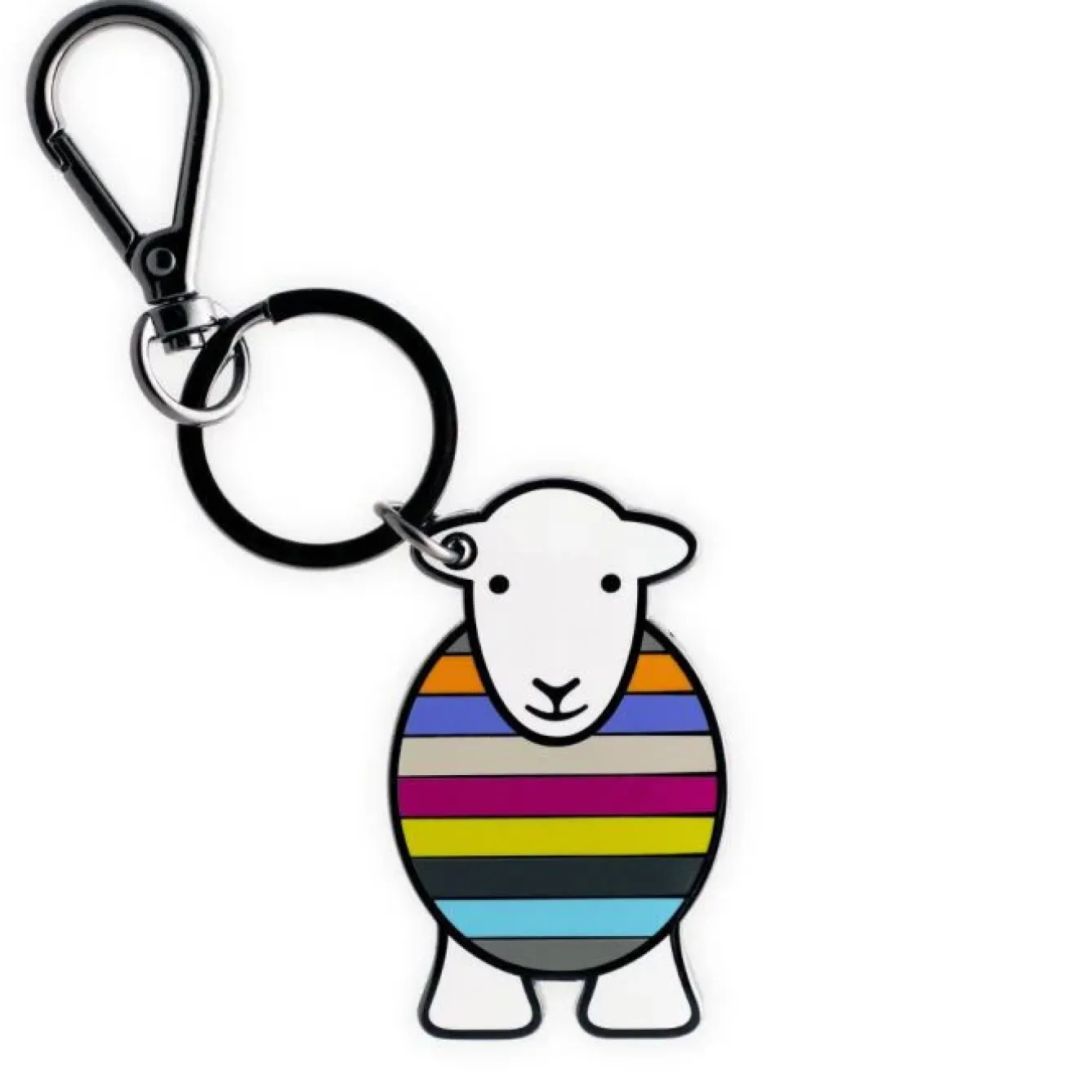 The Herdy Company Key Chains|Children-Herdy Yan Enamel Stripe Key Chain