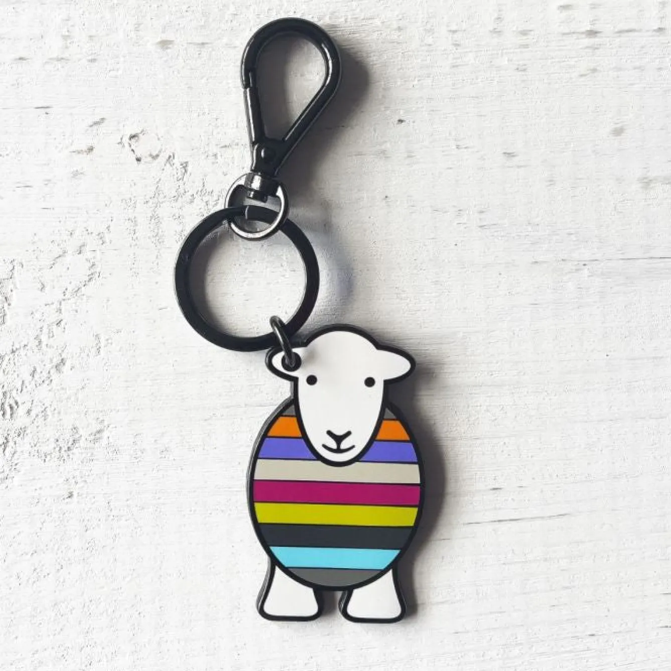 The Herdy Company Key Chains|Children-Herdy Yan Enamel Stripe Key Chain