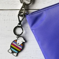 The Herdy Company Key Chains|Children-Herdy Yan Enamel Stripe Key Chain