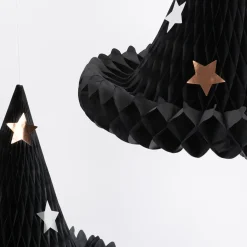 Meri Meri Halloween-Honeycomb Witch Hat Decorations