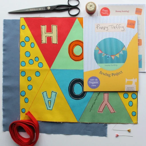Poppy Treffry Storage|Crafts-Hooray Bunting Sewing Project