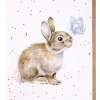 Wrendale Designs Greeting Cards-'I Spy a Butterfly' Bunny Birthday Greetings Card