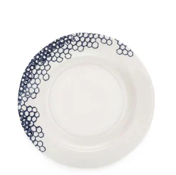 Burleigh Plates-Ink Blue Pollen Dinner Plate 10 1/2 in