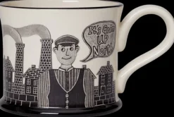 Moorland Pottery Whimsical|Places-It's Grim Up North Mug by