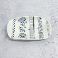 Alex Allday Tea|Soaps & Lotions-Jasmine Ceramic Soap Dish