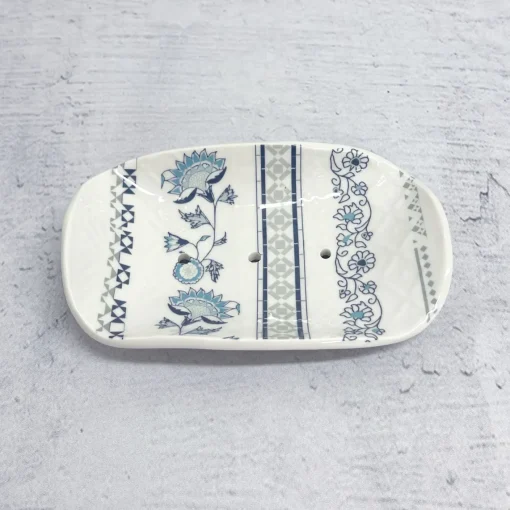 Alex Allday Tea|Soaps & Lotions-Jasmine Ceramic Soap Dish