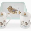 Wrendale Designs Animals|Animals-'Just Hatched' Ducklings Mug & Tray Set