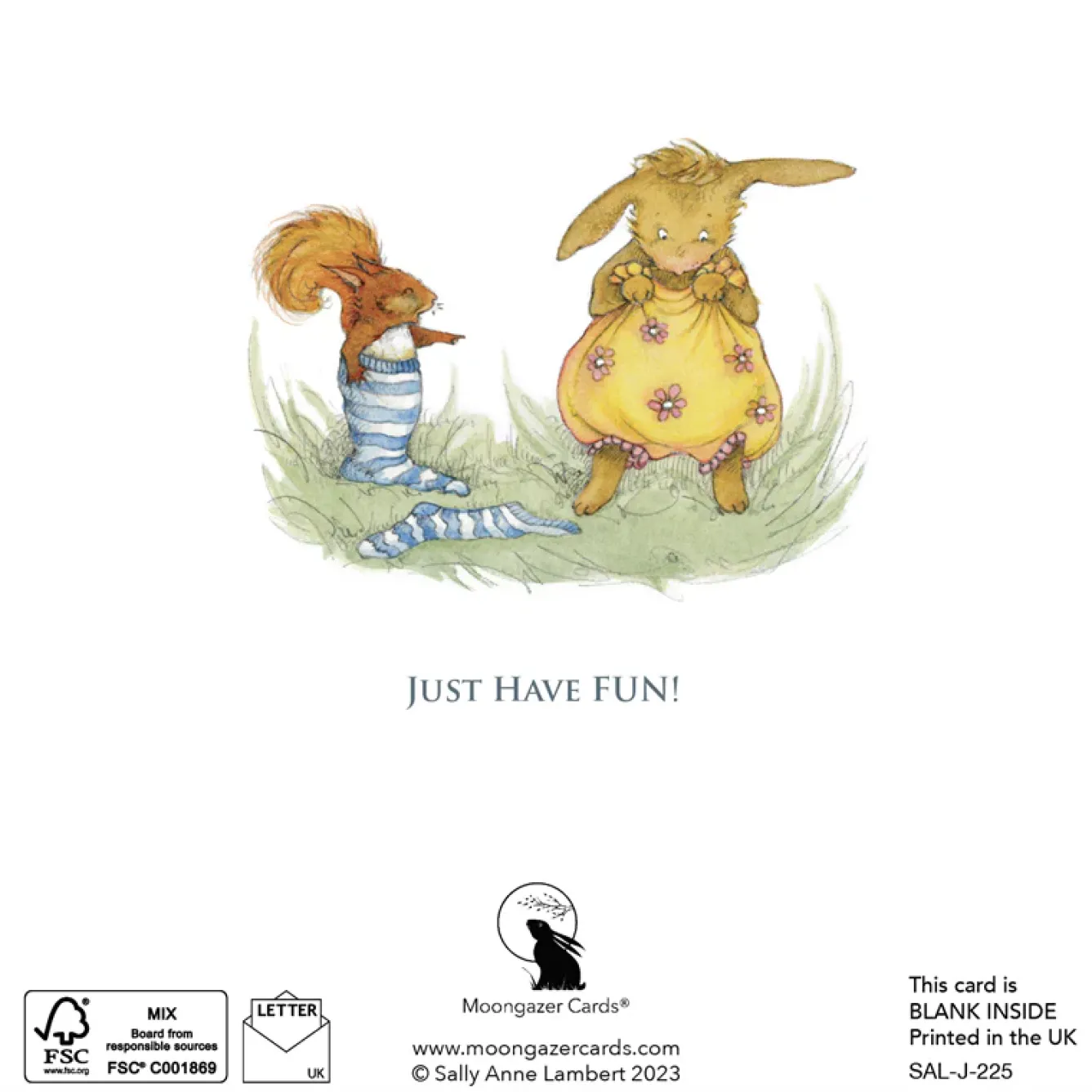 Moongazer Cards Greeting Cards-Just Have Fun Greeting Card