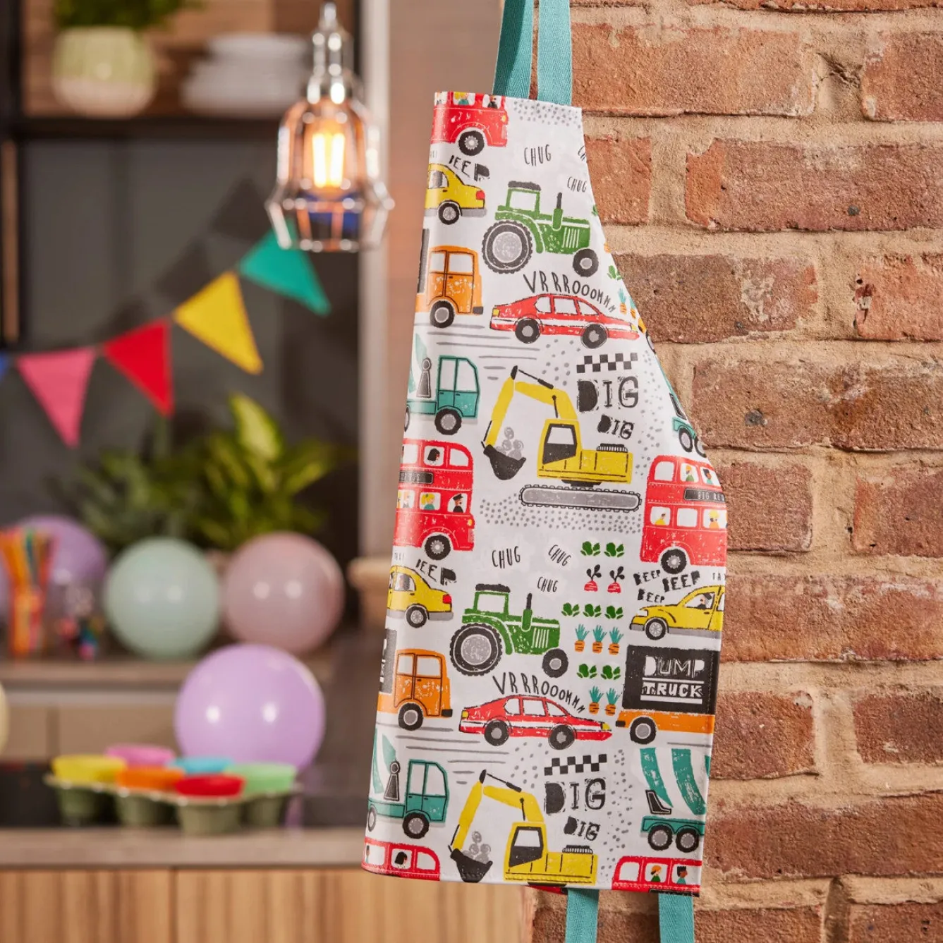 Ulster Weavers Aprons-Just Keep Trucking PVC Kids Apron