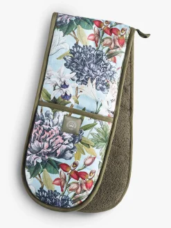 Kew Gardens Oven Gloves/Mitts-Bee Floral Double Oven Glove