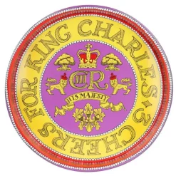 Emma Bridgewater Royal|Trays-King Charles III Coronation Deepwell Tin Tray