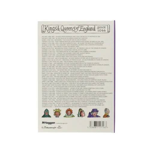 Picturemaps Stationery-Kings & Queens of England A5 Notebook