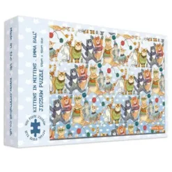 Emma Ball Puzzles-Kittens in Mittens 1000 Piece Jigsaw Puzzle