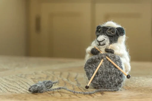 Sew Heart Felt Children-Knitting Nora Sheep from Woolacombe
