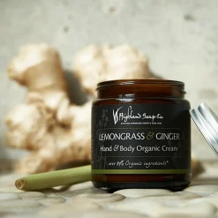 The Highland Soap Company Soaps & Lotions-Lemongrass & Ginger Hand & Body Organic Cream