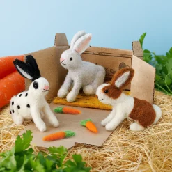 Sew Heart Felt Children-Lettuce Rabbit with Carrot Nibbles