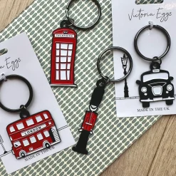 Victoria Eggs Key Chains|Children-London Bus Keyring