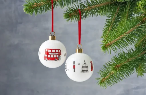 Victoria Eggs Christmas Decorations|Seasonal Decor-London Christmas Baubles