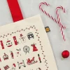 Victoria Eggs Bags-London Christmas Canvas Tote Bag