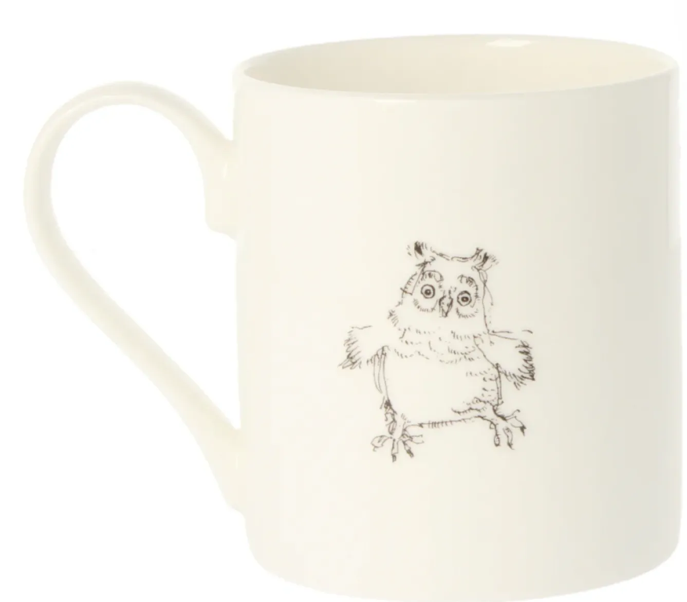 Mclaggan Smith Whimsical-Long-Eared Owl Bone China Mug