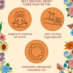 Heathcote & Ivory Soaps & Lotions-Love Revival Pampering Bodycare Duo Tin