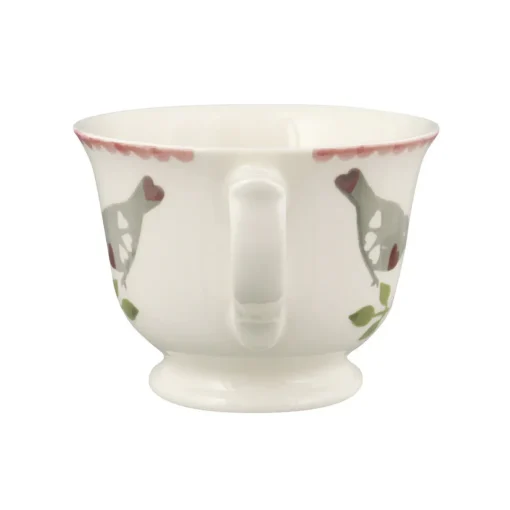 Emma Bridgewater Valentine's Day-Lovebirds Large Teacup & Saucer Boxed