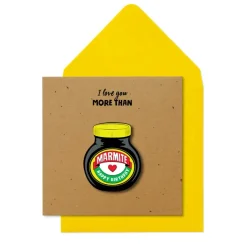 Tache Cards Greeting Cards-Marmite I Love You More Card