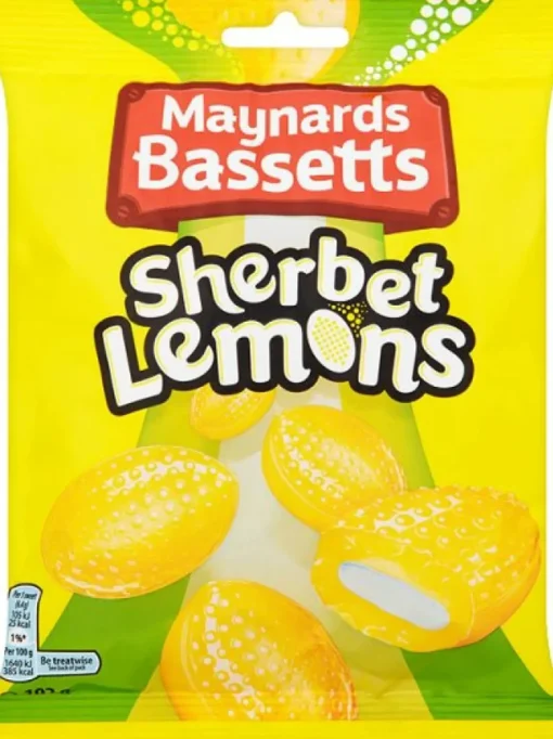 Tea & Biscuits Tea|Sweets/Candy-Maynards Sherbet Lemons 190g