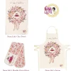 Nana Lily's Holiday Treats|Oven Gloves/Mitts-Nana Lily's Christmas Wreath Tea Towel