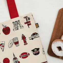 Victoria Eggs Bags-New York New York Canvas Tote Bag