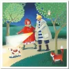 Emma Ball Greeting Cards-Nightwalk  Greetings Card