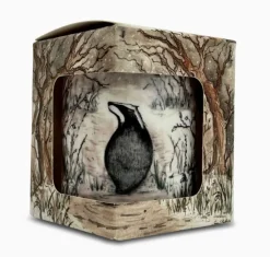 Heaven Scent Home Fragrance-Oakwood & Bergamot China Pot Candle - Badger