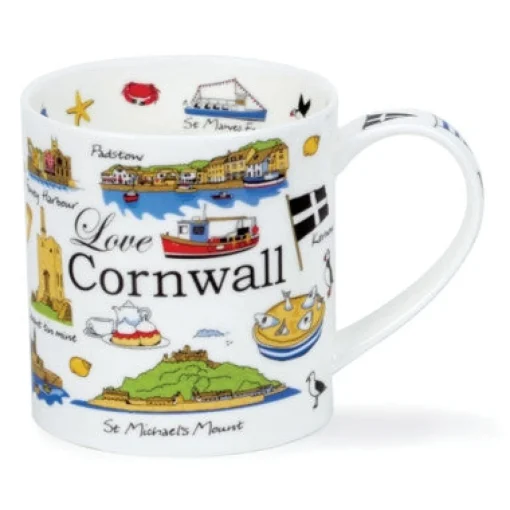 Dunoon Great Britain-Orkney Love Cornwall Mug